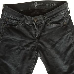 7 For All Mankind Dark Indigo The Skinny Jeggings